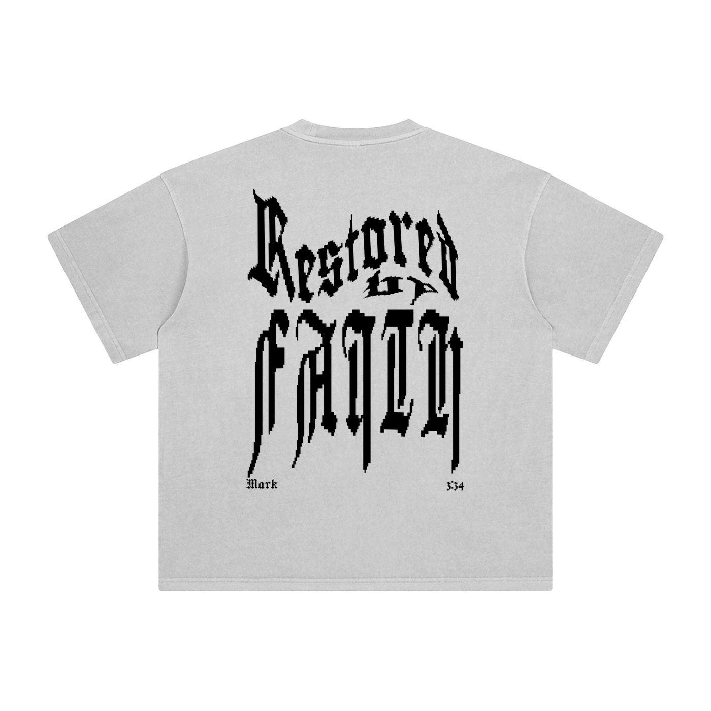 Restored by Faith Enzyme Washed Tee