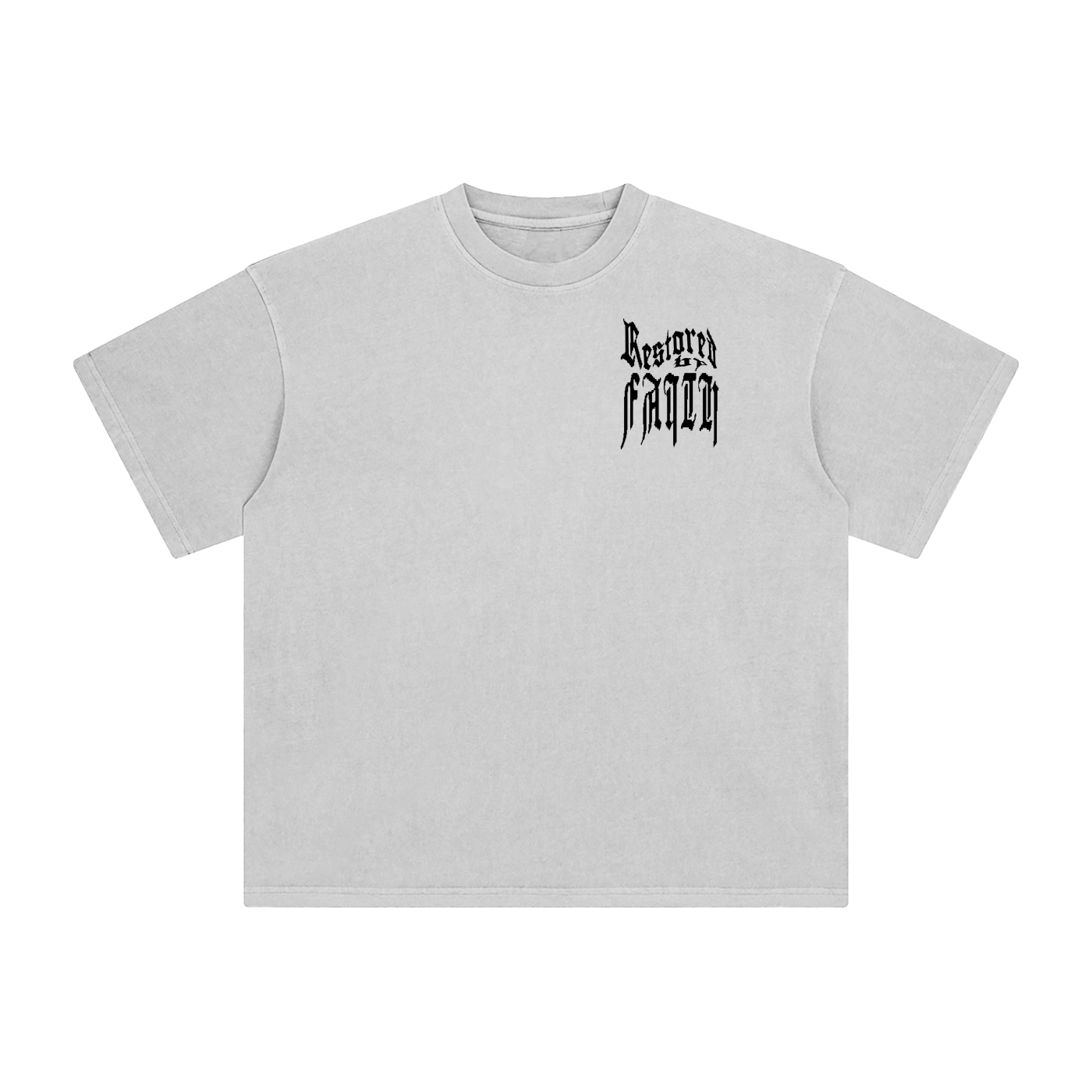 Restored by Faith Enzyme Washed Tee