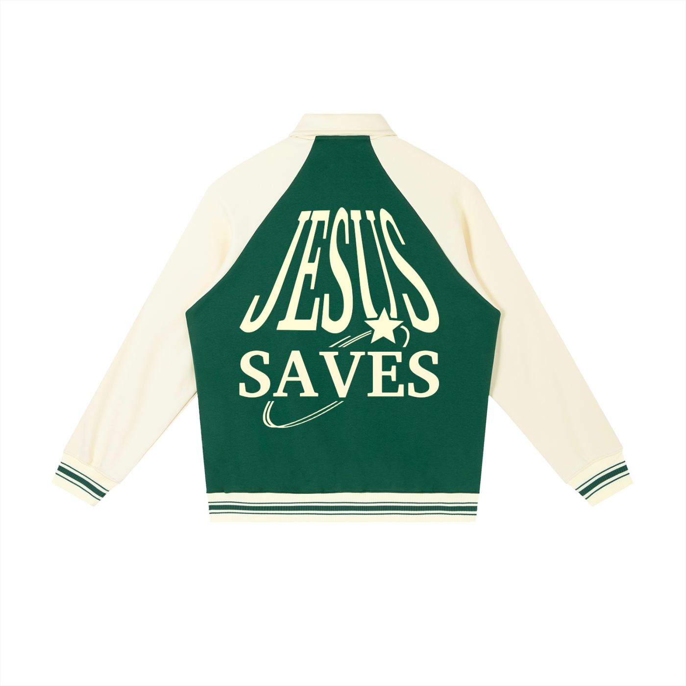Jesus Saves Baseball Jacket